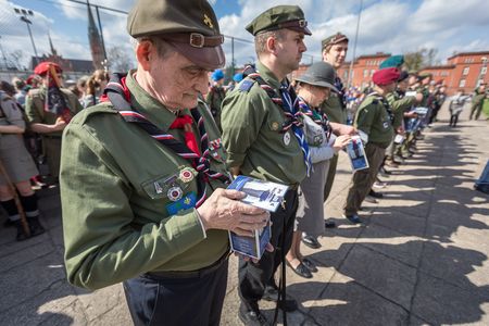 Uroczysta inauguracja zbiórki na budowę pomnika pomordowanych Pomorzan, fot. Szymon Zdziebło/tarantoga.pl