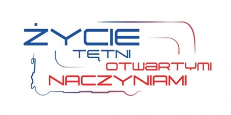 Logotyp Życie tętni otwartymi naczyniami