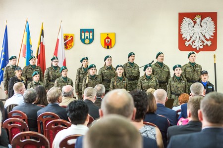 Uroczysta sesja rady powiatu radziejowskiego, fot. Szymon Zdziebło/Tarantoga.pl