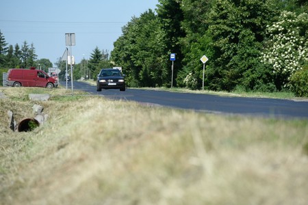 Gruntowny remont zakłada przebudowę nawierzchni drogi nr 554 na odcinku blisko 10 kilometrów, fot. Łukasz Piecyk