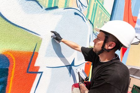 Mural okolicznościowy w Bydgoszczy na Święto Województwa, fot. Filip Kowalkowski