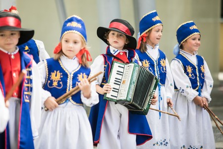 Dziecięcy Przegląd Folkloru Wiejskiego fot. Andrzej Goiński