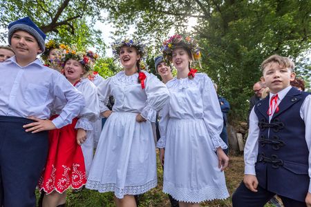 Festyn folklorystyczny z cyklu „Z życia dawnej wsi” w Kujawsko-Dobrzyńskim Parku Etnograficznym w Kłóbce, fot. Szymon Zdziebło/Tarantoga.pl