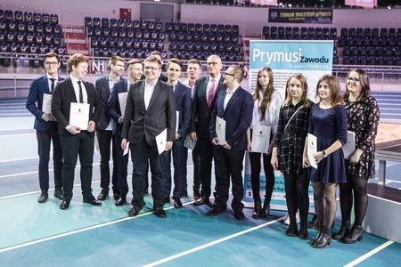 Uroczyste wręczenie stypendiów w ramach projektu „Prymus Zawodu Kujaw i Pomorza”, fot. Andrzej Goiński