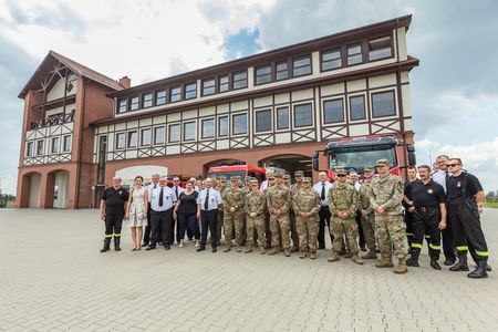 Wizyta żołnierzy z USA w gminie Łubianka, fot. Szymon Zdziebło/Tarantoga.pl