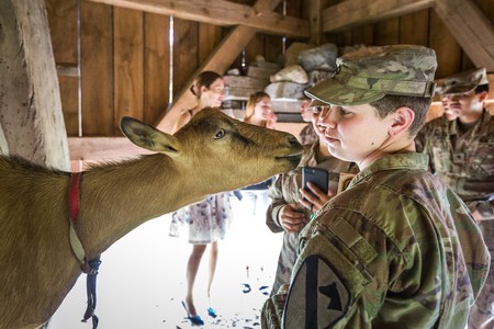 Wizyta żołnierzy z USA w gminie Łubianka, fot. Szymon Zdziebło/Tarantoga.pl