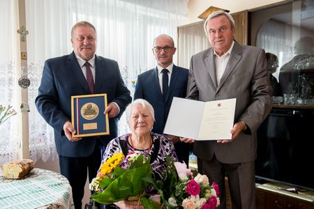 Wizyta u Władysławy Mizak, fot. Łukasz Piecyk