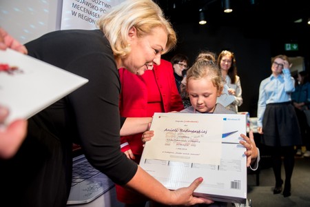 Gala wręczenia nagród VI Wojewódzkiego Konkursu Astronomicznego dla uczniów szkół z województwa kujawsko-pomorskiego, fot. Łukasz Piecyk