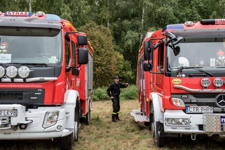 Strażackie spotkanie w Wilczych Kątach, fot. Łukasz Piecyk