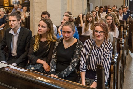 Msza św. z okazji jubileuszu I LO, fot. Szymon Zdziebło/tarantoga.pl