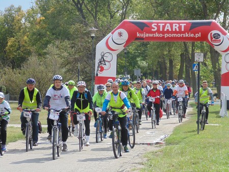 Rajd rowerowy w Inowrocławiu, fot. Stowarzyszenie Run to Run