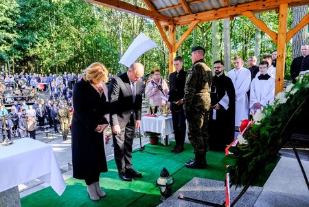 Uroczystości w Raciniewie, fot. Łukasz Piecyk dla UMWKP