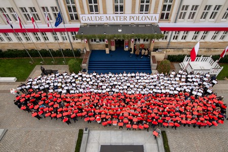 Spotkanie pracowników Urzędu Marszałkowskiego w ramach obchodów odzyskania niepodległości, fot. Łukasz Piecyk