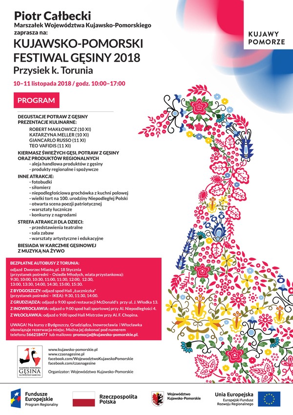 Festiwal gęsiny w Przysieku - plakat Festiwal gęsiny w Przysieku - plakat