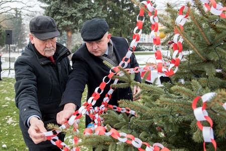Wigilia dla nieobecnych pod pomnikiem Pamięci Ofiar Zbrodni Pomorskiej 1939
