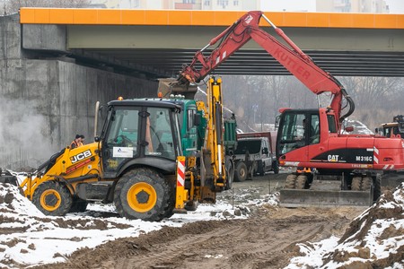 W Bydgoszczy dzięki środkom z RPO powstaje kolejny odcinek Trasy Uniwersyteckiej, fot. Filip Kowalkowski dla UMWKP