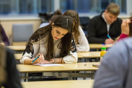 II etap Regionalnego Konkursu Wiedzy o Samorządzie Terytorialnym dla uczniów szkół ponadgimnazjalnych, fot. Szymon Ździebło/tarantoga.pl