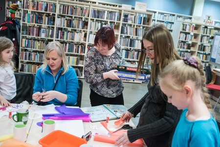 Zajęcia w filii biblioteki przy ulicy Grunwaldzkiej, fot. Tymon Markowski