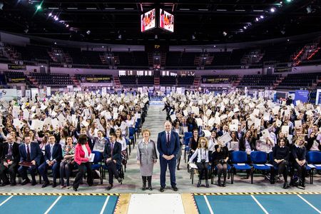 Spotkanie z ubiegłorocznymi stypendystami projektu „Prymusi Zawodu Kujaw i Pomorza”, fot. Andrzej Goiński