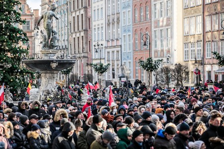 Gdańszczanie żegnają swojego prezydenta, fot. Andrzej Goiński/UMWKP
