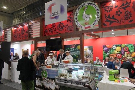 Stoisko Województwa Kujawsko-Pomorskiego Międzynarodowe Targi Rolno-Spożywcze Grune Woche 2019, fot. Andrzej Żeglarski