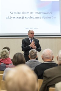 Seminarium na temat możliwości aktywizacji społecznej seniorów z okazji Dnia Babci i Dziadka, fot. Szymon Ździebło www.tarantoga.pl