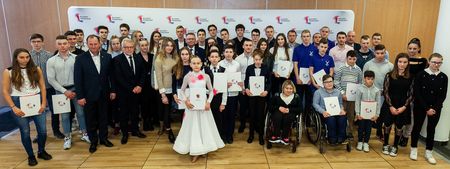 Gala marszałkowskich stypendiów sportowych 2019, fot. Filip Kowalkowski dla UMWKP