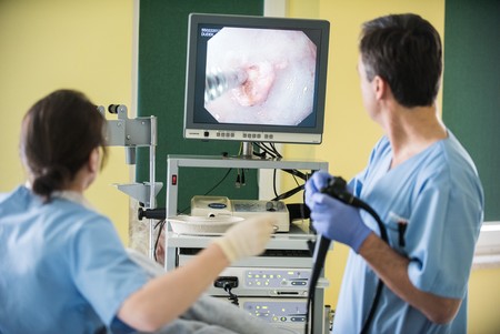 Badanie kolonoskopowe w Centrum Onkologii, fot. Tymon Markowski dla UMWKP