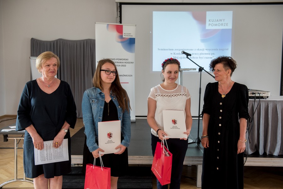 Ubiegłoroczne seminarium z okazji wręczenia nagród w konkursie „Mój ojciec – dobrze być razem”, fot. Łukasz Piecyk dla UMWK-P