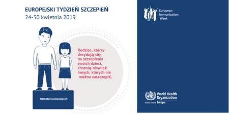 Europejski Tydzień Szczepień - ulotka