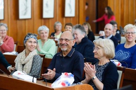 Wizyta francuskiego chóru Aeolia w Urzędzie Marszałkowskim, fot. Mikołaj Kuras dla UMWKP