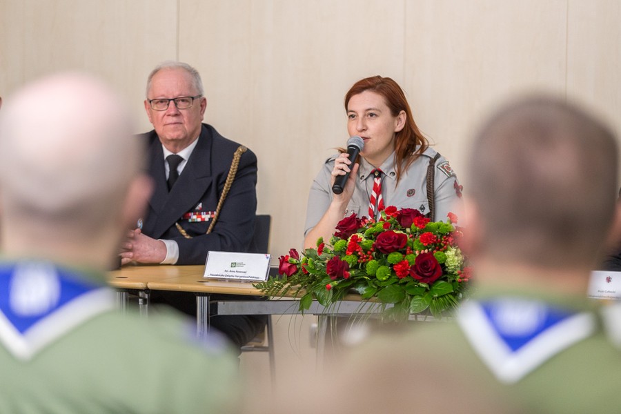Ceremonia podpisania listu intencyjnego w sprawie organizacji Intercampu 2022 w Toruniu, fot. Szymon Zdzieblo/tarantoga.pl dla UMWKP