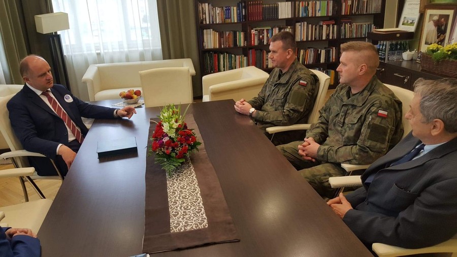 Spotkanie z przedstawicielami Terytorialnych Oddziałów Administracji Wojskowej z regionu, fot. Marcin Swaczyna