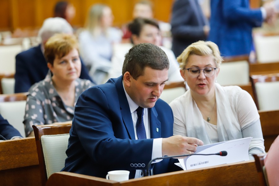 Ceremonia wręczenia umów, fot. Mikołaj Kuras