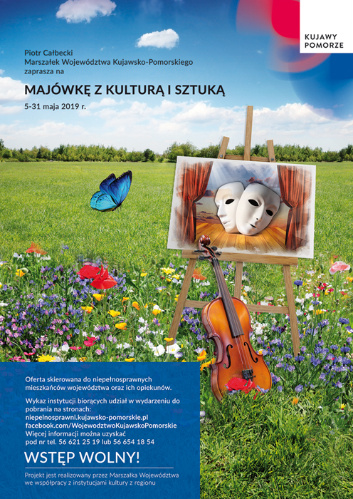 Plakat - Majówka z kulturą i sztuką