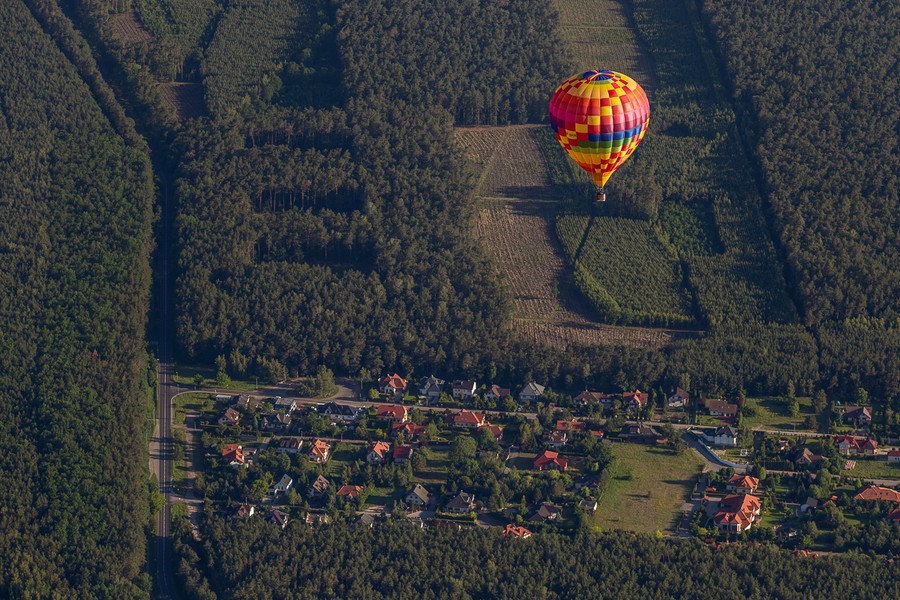 Turniej Balonowy o puchar marszałka województwa – nad Toruniem, fot. Szymon Zdziebło/tarantoga.pl