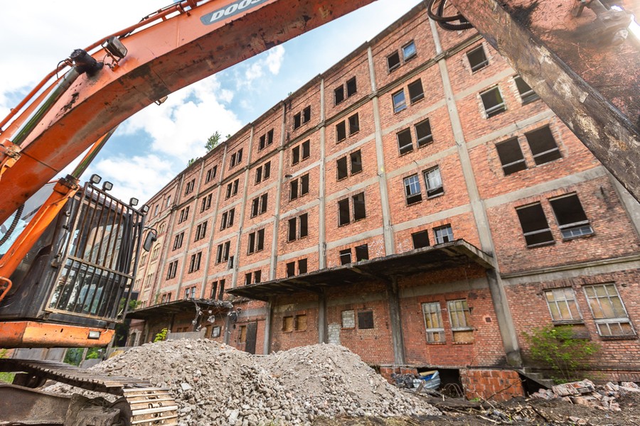 Młyny Richtera przed przebudową, fot. Szymon Zdziebło/tarantoga.pl