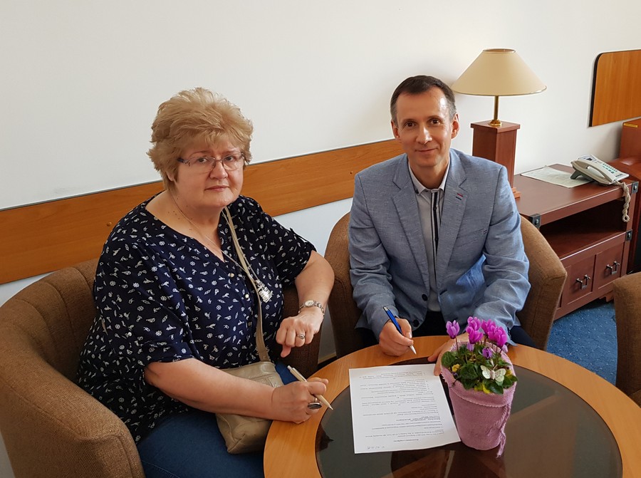 Barbara Zielińska RobertPreus-porozumienie, fot. V. Panfil-Smolińska