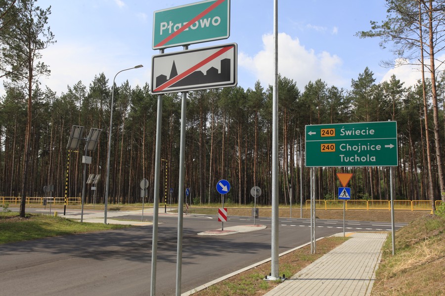 Uroczyste otwarcie zmodernizowanej drogi wojewódzkiej nr 240, fot. Filip Kowalkowski