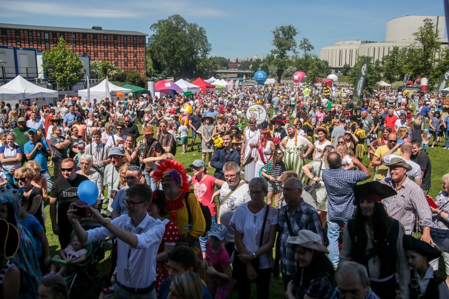 Piknik na Wyspie Młyńskiej w Bydgoszczy, fot. Filip Kowalkowski