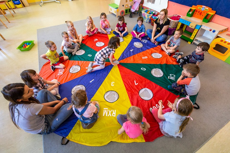 Utworzone przy udziale środków unijnych przedszkole Zielony zakątek w Unisławiu, fot. Szymon Zdziebło/tarantoga.pl