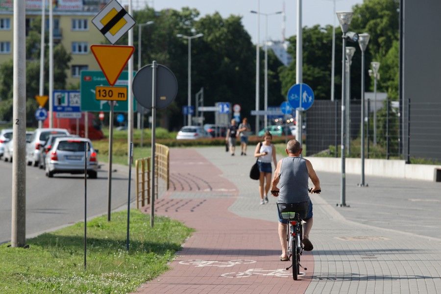 Ścieżka rowerowa, fot. Mikołaj Kuras