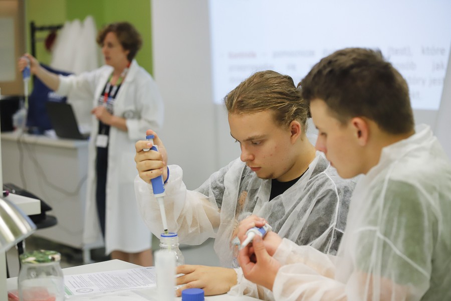 Obóz naukowy w ramach projektu: projektu „Region Nauk Ścisłych II-edukacja przyszłości”, fot. Mikołaj Kuras