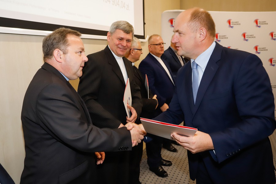 Wręczenie umów na prace w zabytkach, fot. Mikołaja Kuras