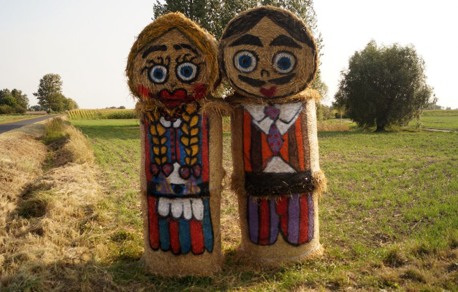 Witacz dożynkowy w Steklinku, powiat toruński, fot. UG Czernikowo