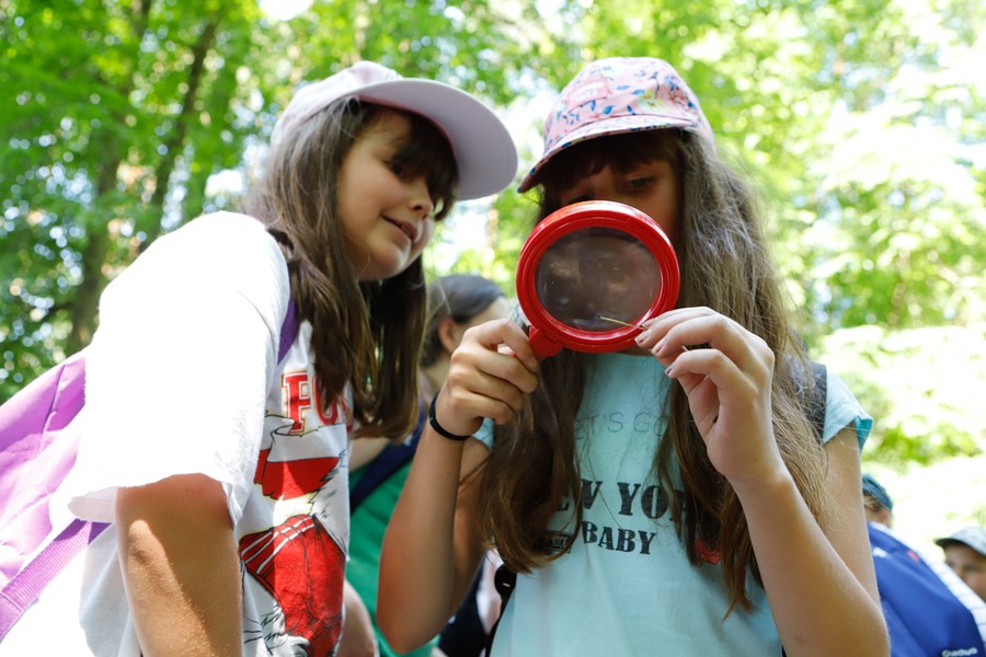Uczniowie na zielonej szkole w Górznieńsko-Lidzbarskim Parku Krajobrazowym, fot. Mikołaj Kuras