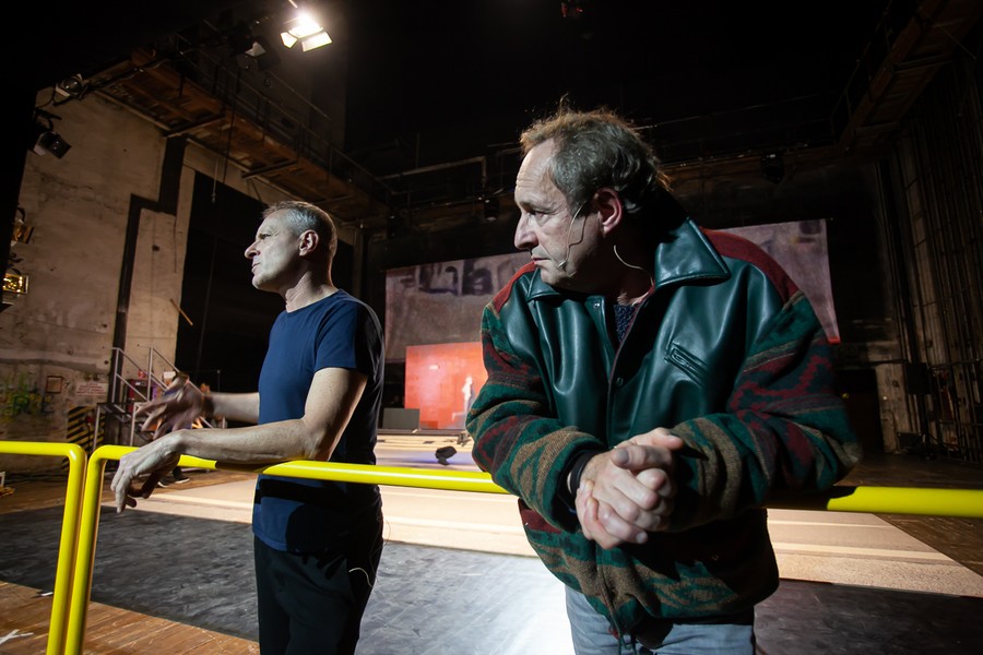 Spektakl „Kino moralnego niepokoju” Teatru Nowego w Warszawie zainaugurował Festiwal Prapremier w Teatrze Polskim w Bydgoszczy, fot. Filip Kowalkowski