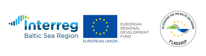 Logo Interreg Baltic Sea Region, European Regional Development Fund