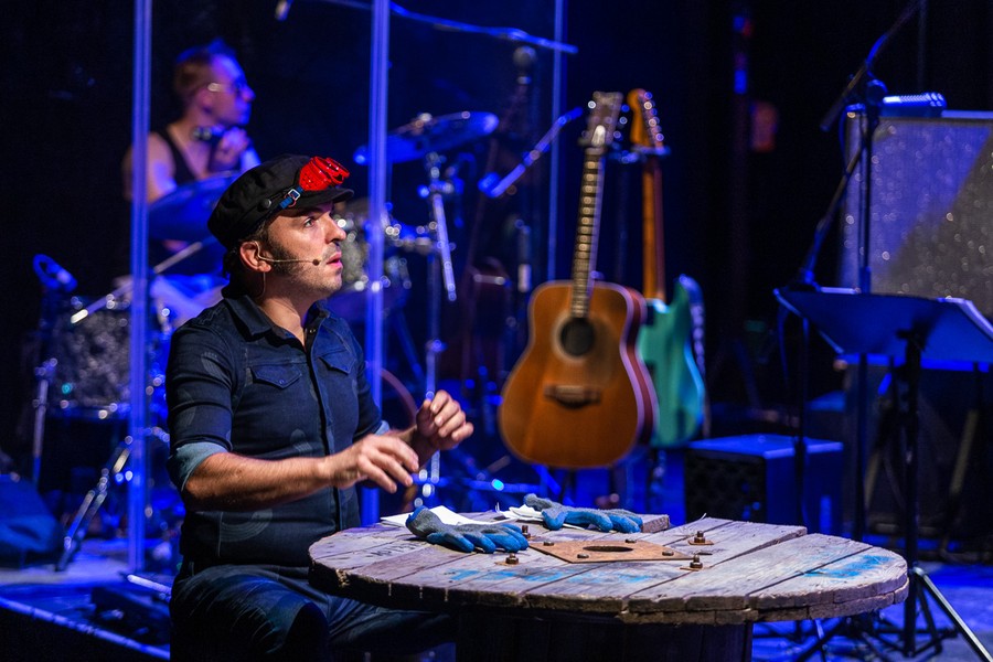 Próba medialna do spektaklu „Dymny: siedem bestii moich”, fot. Szymon Zdziebło/tarantoga.pl