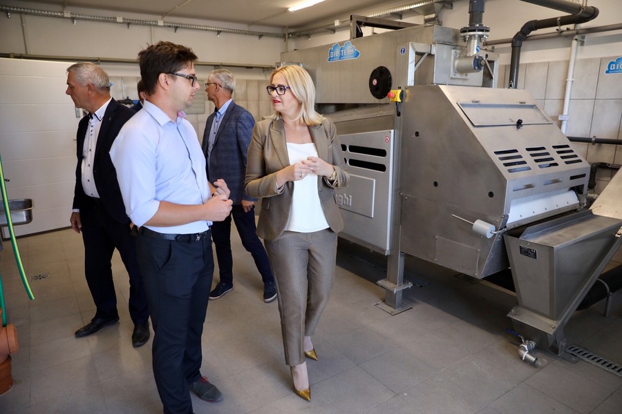 Otwarcie nowej oczyszczalni ścieków w Piotrkowie Kujawskim, fot. Andrzej Goiński